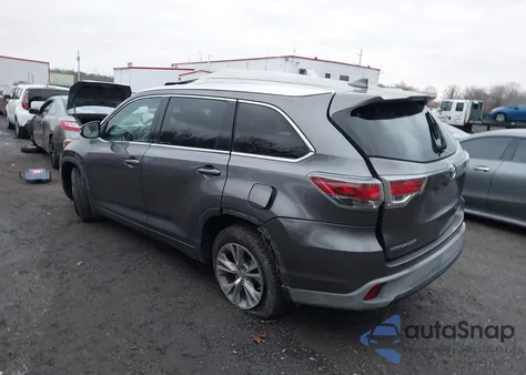 2015 Toyota Highlander Xle V6 из США, поврежденный, VIN 5TDJKRFH3FS178037